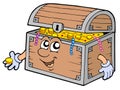 Cartoon treasure chest