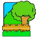 Cartoon tree