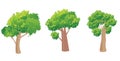 cartoon trees set B