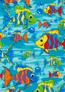 Cartoon Tropical Fish