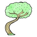 cartoon twisty tree
