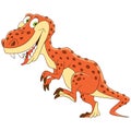 Cartoon tyrannosaurus dinosaur