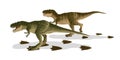 Cartoon Tyrannosaurus(T-rex)
