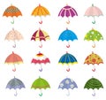 Cartoon umbrella icon