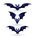 Cartoon vampire bat Royalty Free Stock Photo