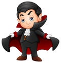 Cartoon vampire kid Royalty Free Stock Photo