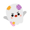 Cartoon vector illustration, Ghost character