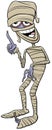 Mummy Halloween character cartoon illustration