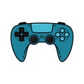 Cartoon video game controllers for playing device isolated vector illustration collection