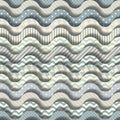 Cartoon waves pattern