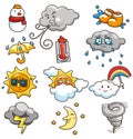 Cartoon weather icon