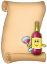 Cartoon wine list