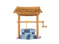 Cartoon wishing well, 3D Rendering Royalty Free Stock Photo