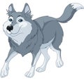 Cartoon wolf Royalty Free Stock Photo