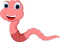 Cartoon Worm smiling for you design