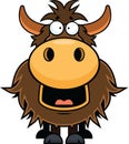 Cartoon Yak Happy