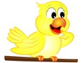 Cartoon Yellow Bird