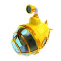 Cartoon yellow submarine