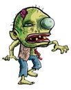 Cartoon Zombie making a grabbing movement