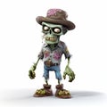 Cartoonish 3d Animations Of Zombie Cowboys With Meticulous Detail