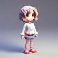 Cartoonish Innocence: Mahiro Maeda\'s Pixel Character Model