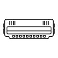 Cartridge roll icon, outline style
