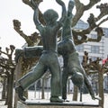 Cartwheeler sculpture, Dusseldorf