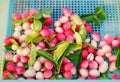 Carunda or Karonda fruit and green leaf in a basket.Tropical Fruits from Thailand and Southeast Asia. The fruit of Karonda is Royalty Free Stock Photo