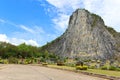Carved Buddha Mountain at Khao Chee Chan, Chonburi, Thailand