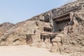 Carved caves in Ellora, Maharasthra state, Ind