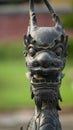 Dragon in the Forbidden City of Hue, detail of head of Dragon