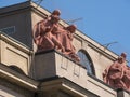 Carved Details on Buildings in Krakow Poland