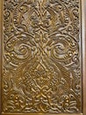 A carved door inside Sultan Qaboos Grand Mosque in Muscat, Oman