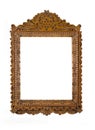 Carved Frame for picture or portrait over white