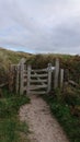 Carved gate, Anglesey Royalty Free Stock Photo