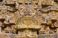 Carved idol in Gangaikondacholapuram Temple. Thanjavur, Tamil Nadu, India.