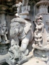 Carved idol, Khidrapur Mandir, Kopeshwar, Kolhapur, Maharashtra, India