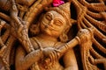 Carved idol on the outer wall, Hatkeshwar Mahadev, 17th century temple, the family deity of Nagar Brahmins. Vadnagar