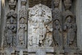 Carved idols on the Chennakesava Temple, is a Vaishnava Hindu temple, Somanathapura