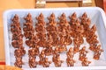 Carved idols of infant Lord Krishna