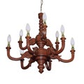 Carved Macrocarpa Chandelier Royalty Free Stock Photo