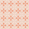 Carved orange embossed seamless pattern in Arabic style, illustration for decoration