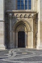 Carved, ornate gate of a gothic cathedral