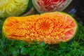 Carved papaya Thai style