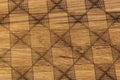 Carved pattern on wood background