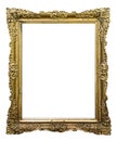 Carved picture frame Royalty Free Stock Photo