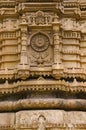 Carved pillar of Sahar ki masjid. UNESCO protected Champaner - Pavagadh Archaeological Park, Gujarat, India Royalty Free Stock Photo