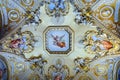 Carved Plaster and Fresco Ceiling, Palazzo Pitti, Florence Royalty Free Stock Photo