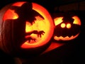 Carved pumpkins