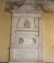 Carved relief at San Gregorio Magno al Celio church in Rome
